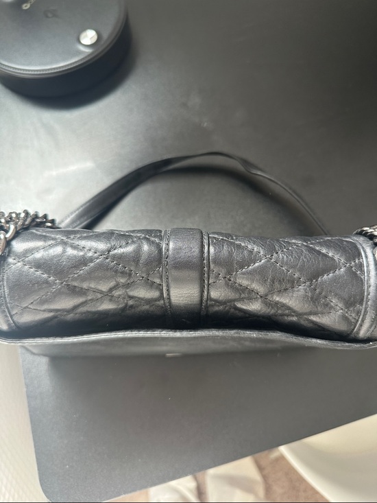 Rebecca Minkoff Black Quilted Leather Chain Shoulder Bag - Picture 5 of 7